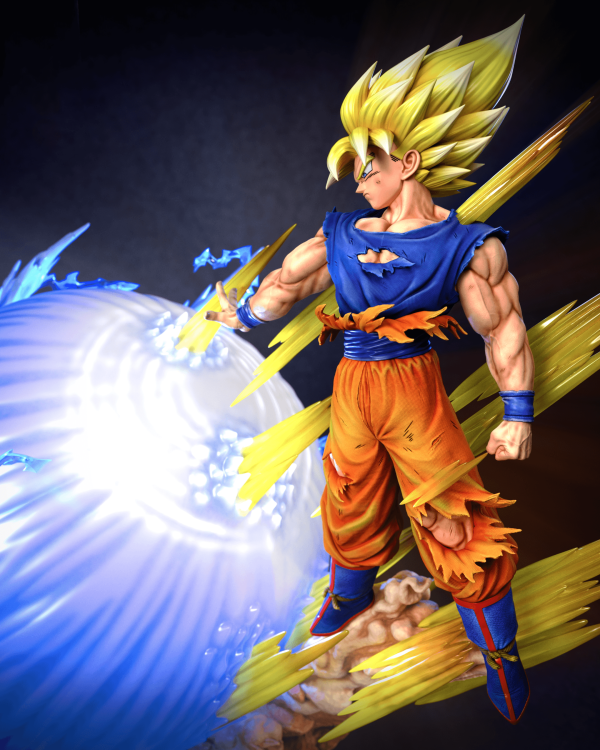 【預定】KD Collectibles 七龍珠Z 孫悟空 VS 幼年佈歐 決勝元氣彈 