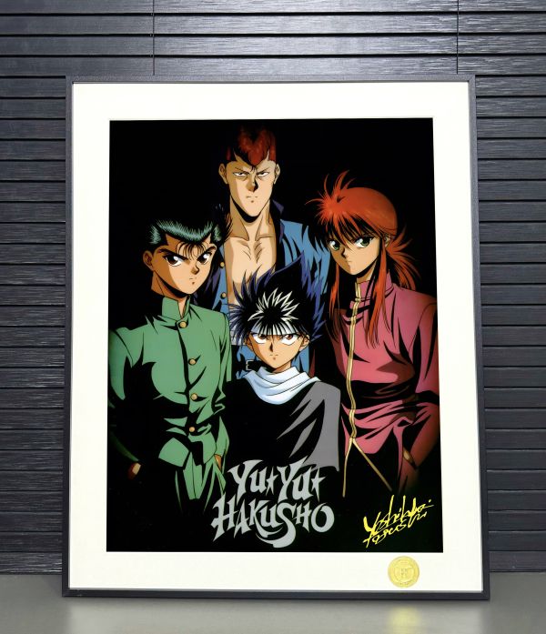 【海外代購】H2 《幽遊白書》浦飯幽助藏馬飛影桑原與真動漫二次元裝飾畫 