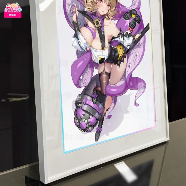 【海外代購】阿喵畫社 絕區零 伊德海莉 展館級12k收藏超清精裱畫 冰箱貼 