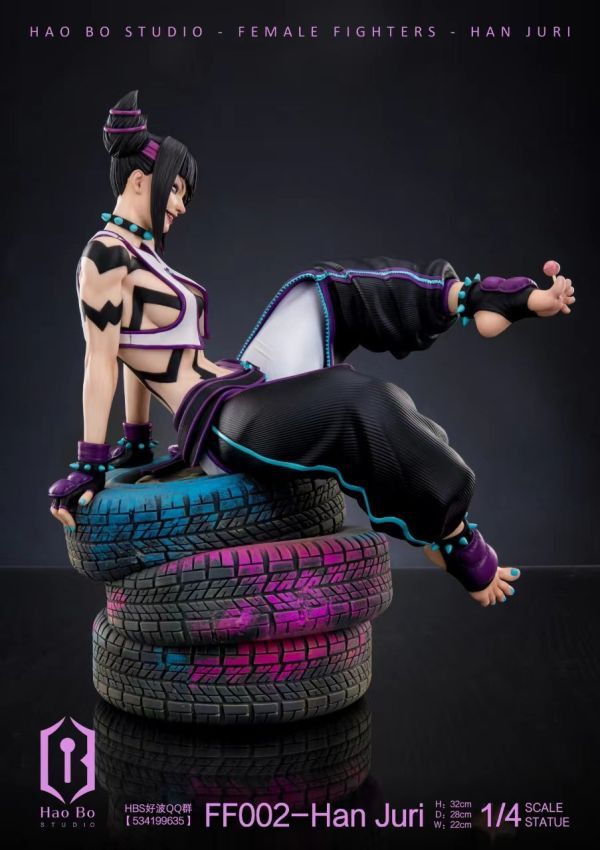 【已截單/代購洽客服】HBS好波工作室1/4雕像女格鬥家系列 FF002-Han Juri 