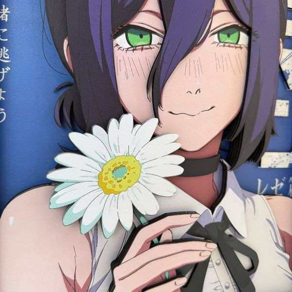 【海外代購】凹凸PANDA 鏈鋸人ChainsawMan蕾塞C款手工立體裝飾畫 