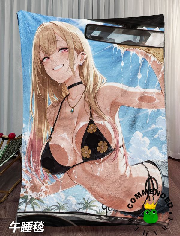 【海外代購】皇呱 《夏日泳裝喜多川海夢第三彈》 更衣人偶墜入愛河夏日泳裝喜多川海夢週邊裝飾畫 午睡毯 地毯 