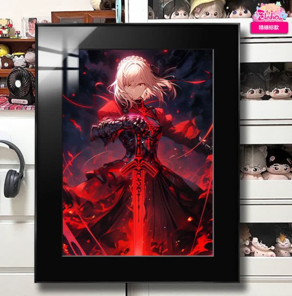 【海外代購】阿喵畫社 紅蓮 吾王 saber 