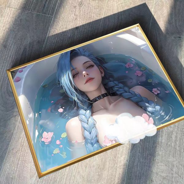 【海外代購】千鳥社 金克絲 Jinx 浴缸 暴走蘿莉 潮流裝飾畫 