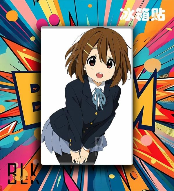 【海外代購】巴洛克 《平澤唯》輕音少女呆唯K-ON！裝飾畫冰箱貼 