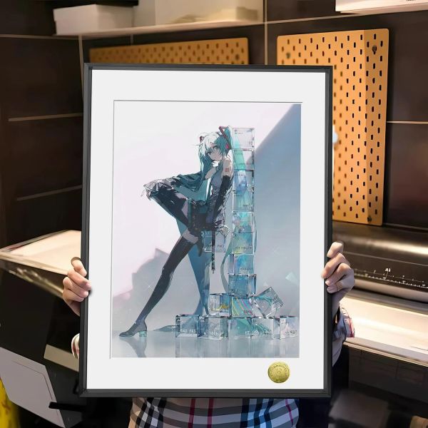 【海外代購】皇呱  《未來歌姬第三彈》初音未來裝飾畫 午睡毯 地毯 