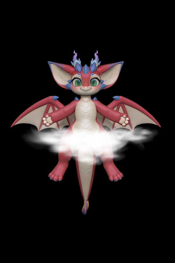 【R18-預定】靈魔 小火龍玩偶 