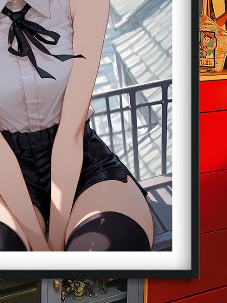 【海外代購】巴洛克 《微笑蕾塞》Chainsaw Man鏈鋸人蕾塞篇reze電次帕瓦瑪奇瑪動畫二次元裝飾畫