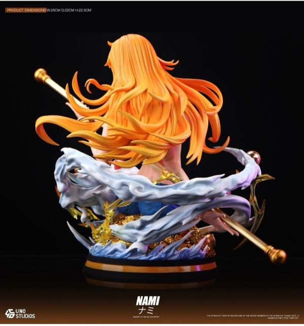 【預定】UNO工作室 海賊王 1/4 NAMI 娜美桌擺件胸像 