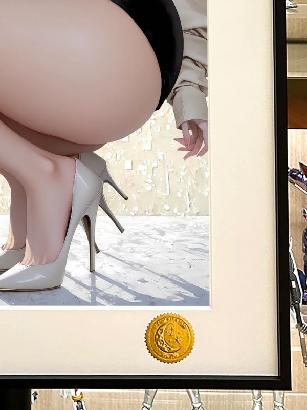 【海外代購】星空 《羅素麗》金美庭Kim Mi-jung美麗新世界裝飾畫 