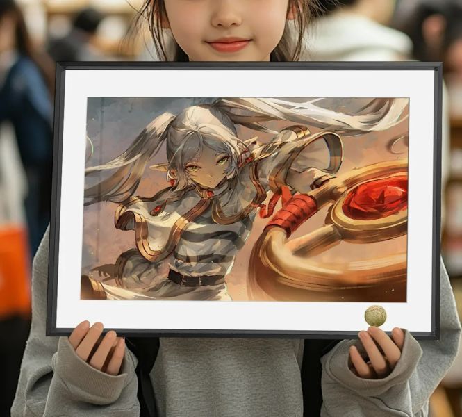 【海外代購】皇呱 《大魔法使芙莉蓮》葬送的芙莉蓮裝飾畫午睡毯 地毯 