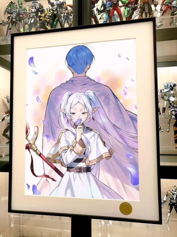 【海外代購】星空 《辛美爾的守護》葬送的芙莉蓮Frieren菲倫Fern動漫藝術版畫裝飾畫 