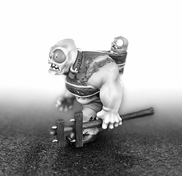 【預定】時光 Time 植物大戰殭屍紅眼巨人殭屍 