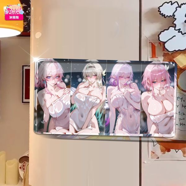 【海外代購】阿喵畫社 星鐵姊妹花溫泉版 8k主題高清裝飾畫 滑鼠墊 冰箱貼 