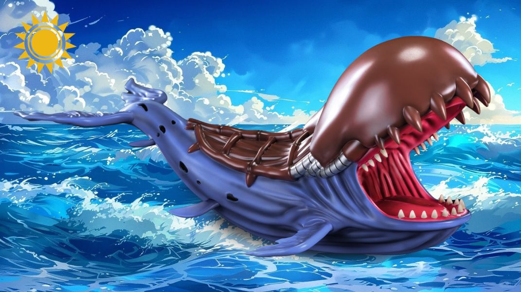 【預定】太陽模玩 巨鯨獸 