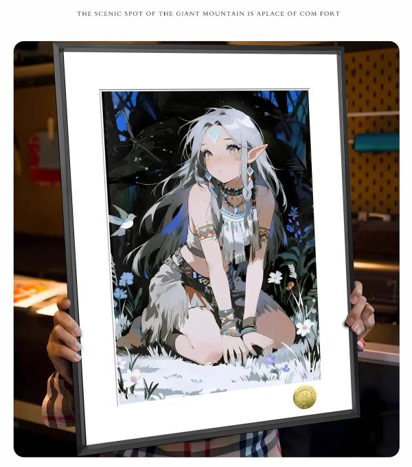 【海外代購】皇呱 《部落精靈芙莉蓮》葬送的芙莉蓮部落魔法精靈芙​​莉蓮週邊裝飾畫 午睡毯 地毯 