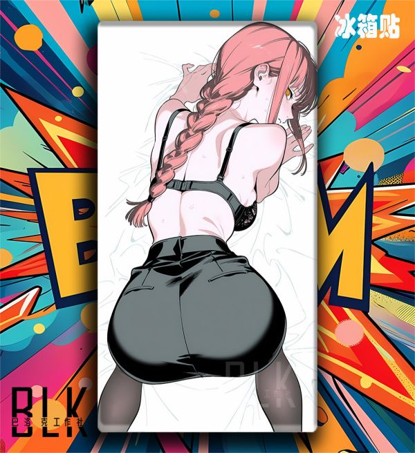 【海外代購】巴洛克 《臥室瑪奇瑪》Chainsaw Man鏈鋸人Makima蕾塞篇電次帕瓦動畫裝飾畫冰箱貼 
