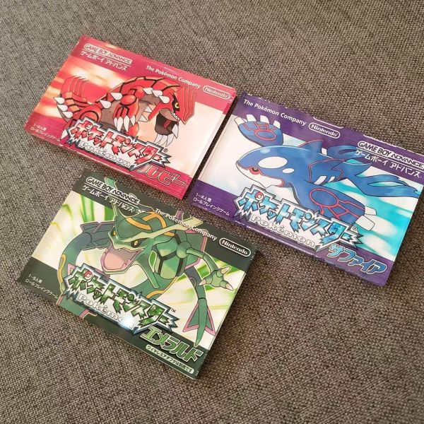 【海外代購】口袋時光愛好者工坊 Pokemon Time Sa1tan PTS 日版SP卡帶壓克力磚冰箱貼（火紅/葉綠/紅寶石/藍寶石/綠寶石） 