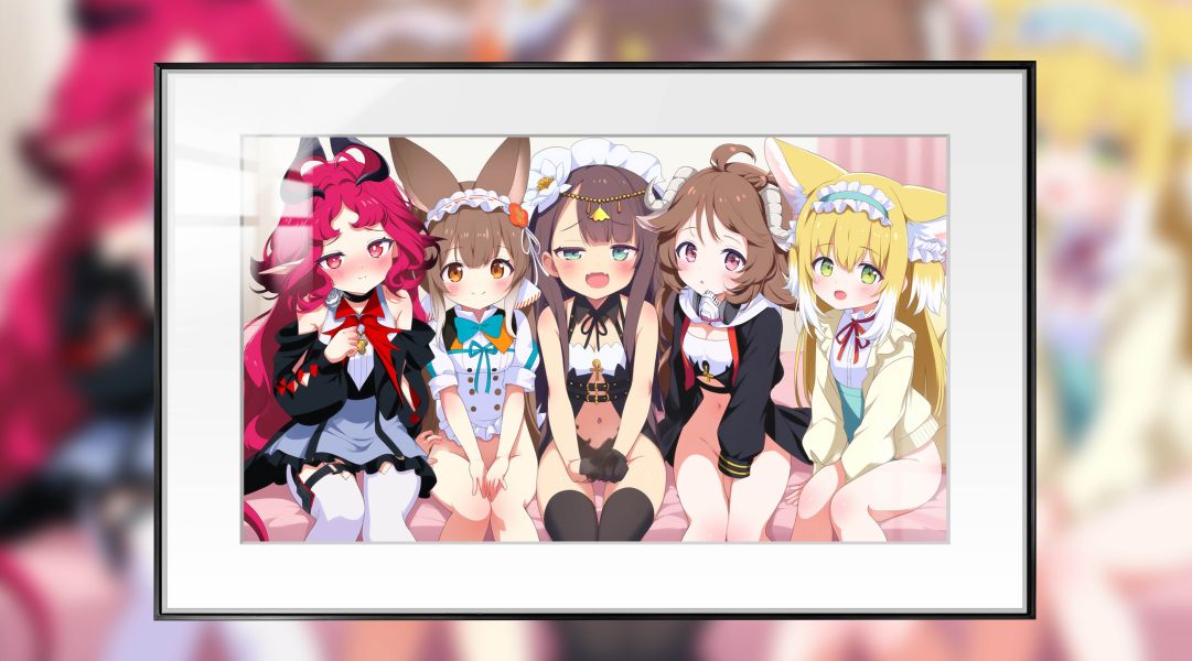 【海外代購】阿喵畫社 明日方舟蘿娘 展館級8k超清精裱畫 