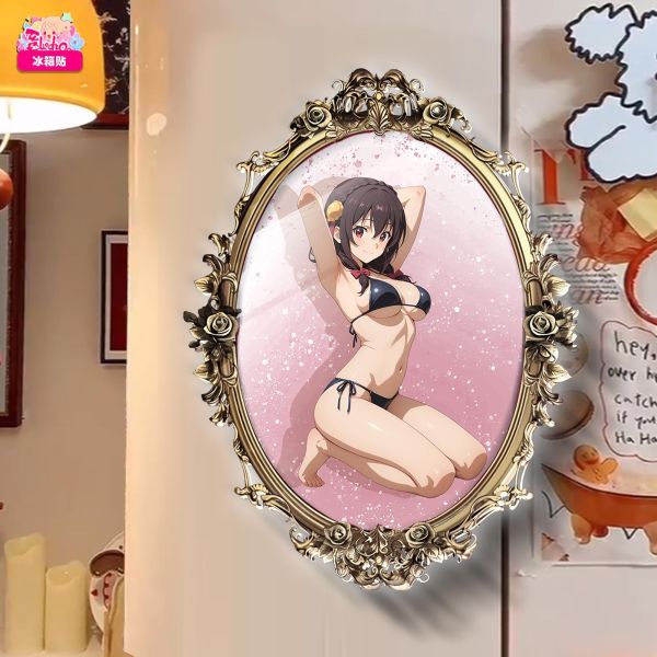 【海外代購】阿喵畫社 動畫冰箱貼第八十彈素晴魔鏡比基尼系列 高透亞克力磁吸冰箱貼 