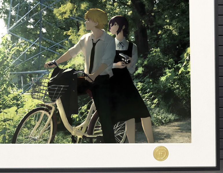 【海外代購】H2 《出遊蕾塞電次》電鋸人鏈鋸人波姆鏈鋸魔人動漫二次元裝飾畫 