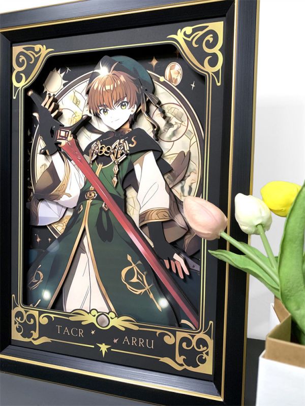 【海外代購】萌萌匠 李小狼 百變小櫻3D立體畫裝飾畫01 