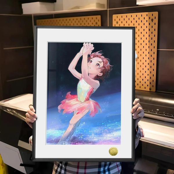 【海外代購】皇呱《花樣滑冰的熱愛》金牌得主結束祈裝飾畫 午睡毯  地毯 