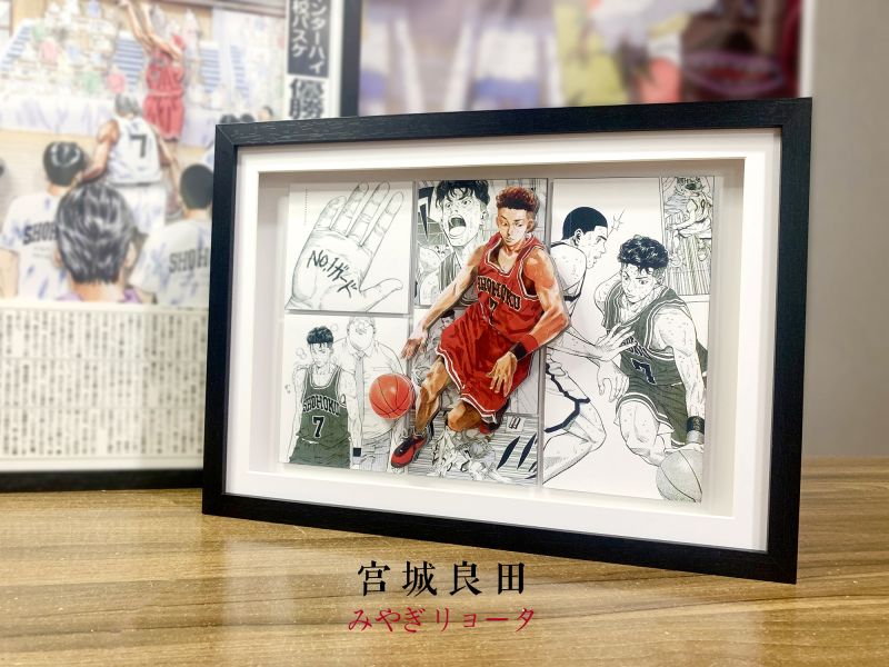 【海外代購】神秘畫廊 3D紙藝立體畫 灌籃高手 五虎將 