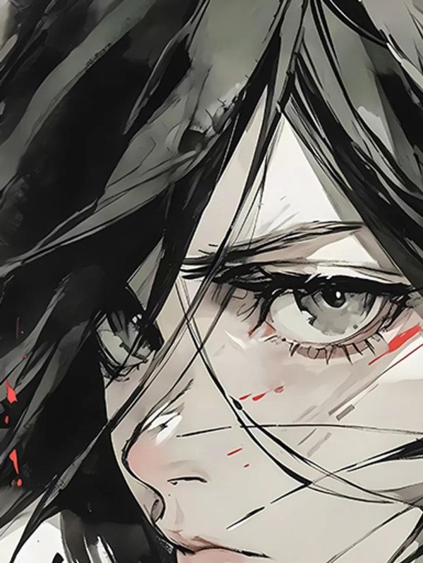 【海外代購】巴洛克 《水墨三笠》進擊的巨人裝飾畫冰箱貼 