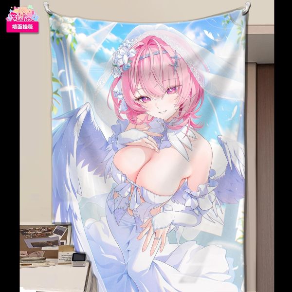【海外代購】阿喵畫社 花嫁 婚紗蕾米埃爾 新品12K超清主題裝飾畫週邊 透明卡磚 床頭地墊 牆面掛毯 冰箱貼 