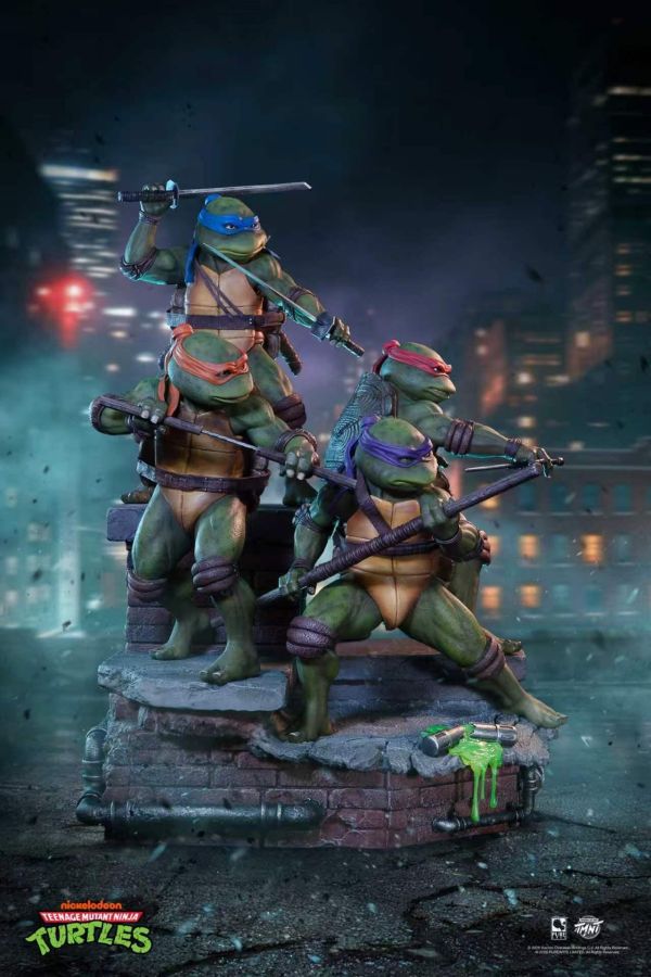 【預定】PureArts PA 忍者龜 1/6 電影版場景雕像（TEENAGE MUTANT NINJA TURTLES 1/6 SCALE MOVIE DIORAMA） 