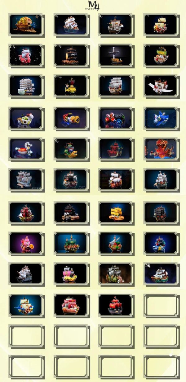 【預定】M4 全員船-系列第三十九彈 德雷克海賊船 自由鹿號 