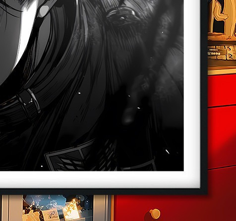 【海外代購】巴洛克 《兵長利威爾》進擊的巨人Levi裝飾畫冰箱貼 