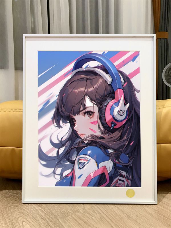 【海外代購】星空 DVA 機甲ow 裝飾畫 