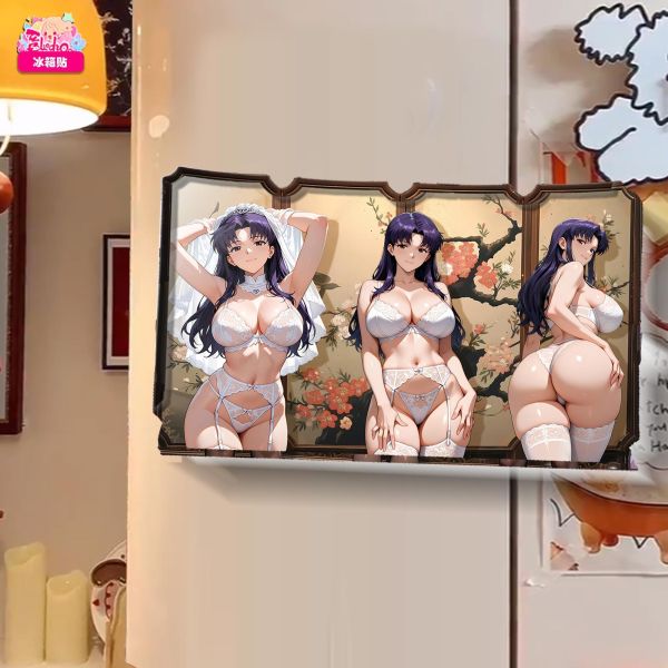 【海外代購】阿喵畫社 婚紗 蕾絲葛城美里-精裱款 展館級12k收藏超清精裱畫 滑鼠墊 屏風款 