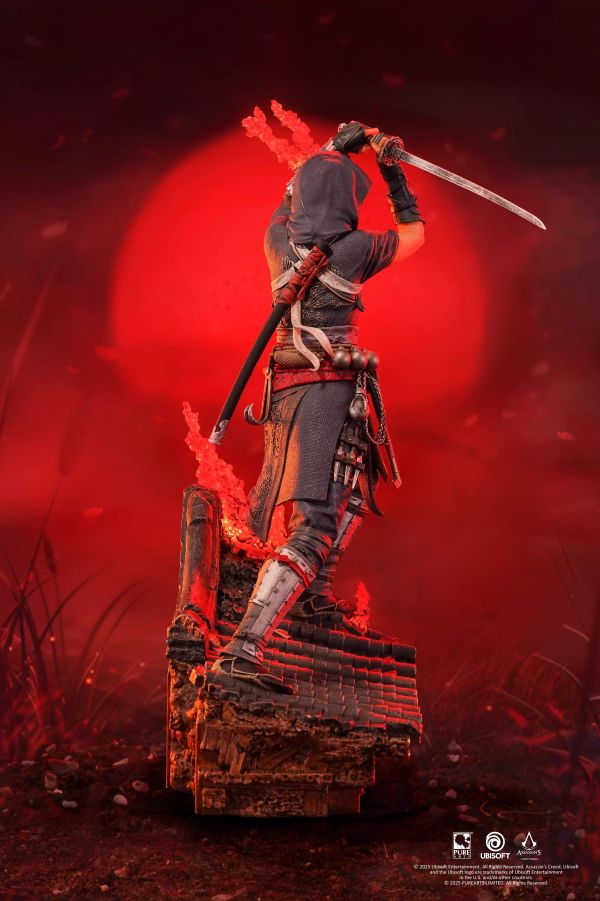 【海外代購】PureArts ASSASSIN'S CREED SHADOWS ANIMUS YASUKE 1/8 SCALE STATUE《刺客教條：影》彌助&奈緒江 1/8 PVC發光 