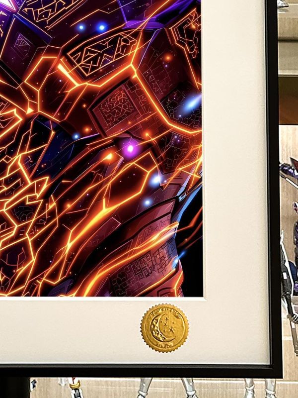 【海外代購】星空 《炫彩鋼鐵人》Iron Man東尼史塔克tony鐵人馬克漫威動畫二次元裝飾畫 