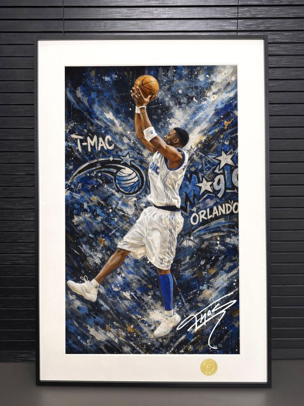 【海外代購】H2《魔術麥迪》特雷西麥克格雷迪NBA裝飾畫 