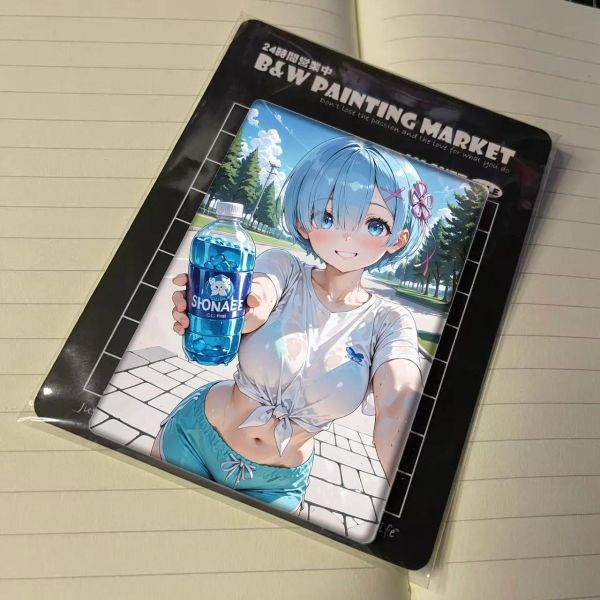 【海外代購】黑白畫映 B&W Studio Rem蕾姆 亞克力冰箱貼 BWMN-035 