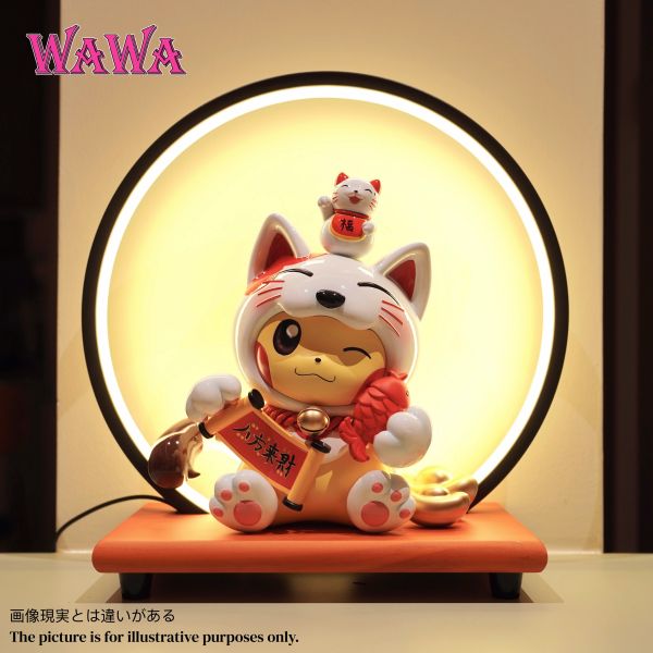 【預定】Wawa 皮卡丘變裝招財貓 