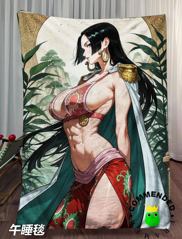 【海外代購】皇呱 《絕代女帝》海賊王裝飾畫 午睡毯 地毯 