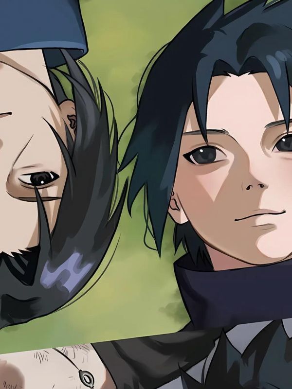 【海外代購】星空 《宇智波兄弟》火影忍者曉組織暗部裝飾畫 