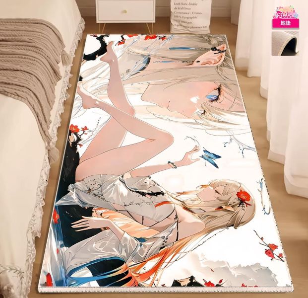 【海外代購】阿喵畫社 蝶影雙生 卡提希亞大橫款 新品12k主題超清裝飾畫 滑鼠墊 地墊 