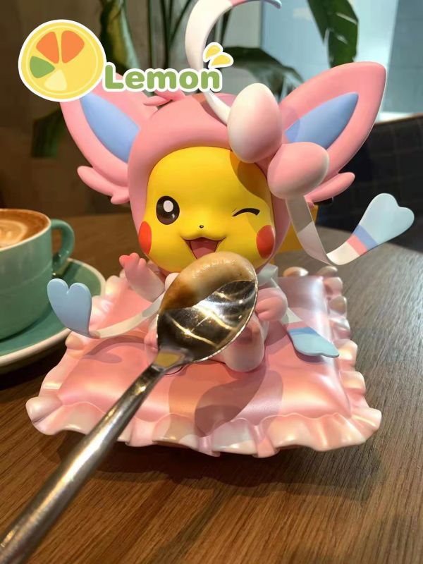 【海外代購】【16CM】lemon 檸檬 情人節伊布皮卡 