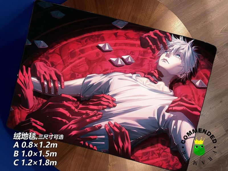 【海外代購】皇呱 《陷入沉淪五條悟》咒術回戰裝飾畫 午睡毯 地毯 