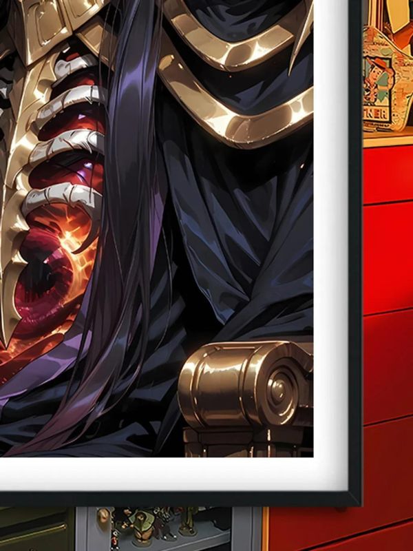 【海外代購】巴洛克 《骨王》Overlord安茲·烏爾·恭骨王裝飾畫冰箱貼 