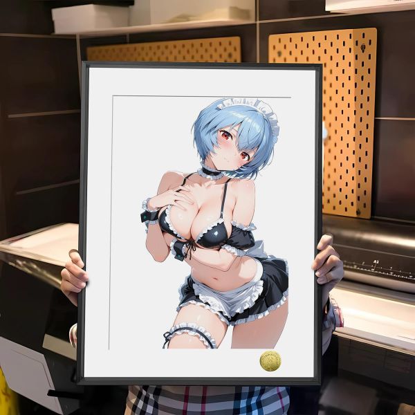 【海外代購】皇呱 《青澀女僕零》 女僕泳裝款綾波麗青澀女僕同人周邊裝飾畫 午睡毯 地毯 