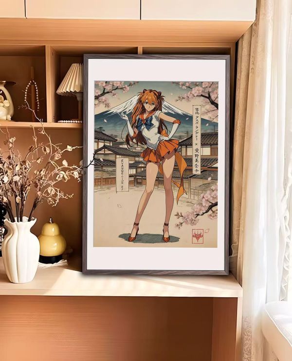 【海外代購】趣物堂 《浮世繪EVA美少女cos》 新世紀EVA戰士浮世繪明日香綾波麗真希波機甲福音初號機 