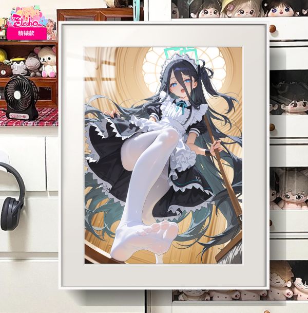 【海外代購】阿喵畫社 女僕 天童 展館級8k超清精裱畫 