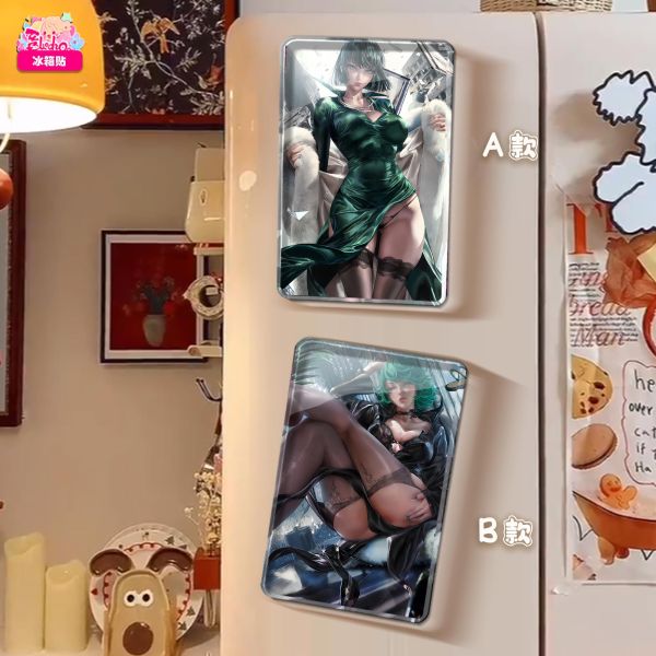 【海外代購】阿喵畫社 一拳超人 成年龍捲吹雪姊妹雙聯 8k超大高清裝飾畫 午睡毛毯 冰箱貼 